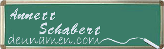 Annett Schabert Visitenkarte
